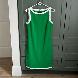Banana Republic Green Sheath Mini/midi Dress Sleeveless